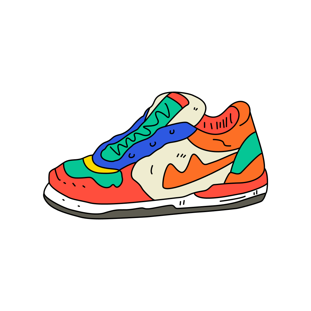 Sneaker Low Colorblock