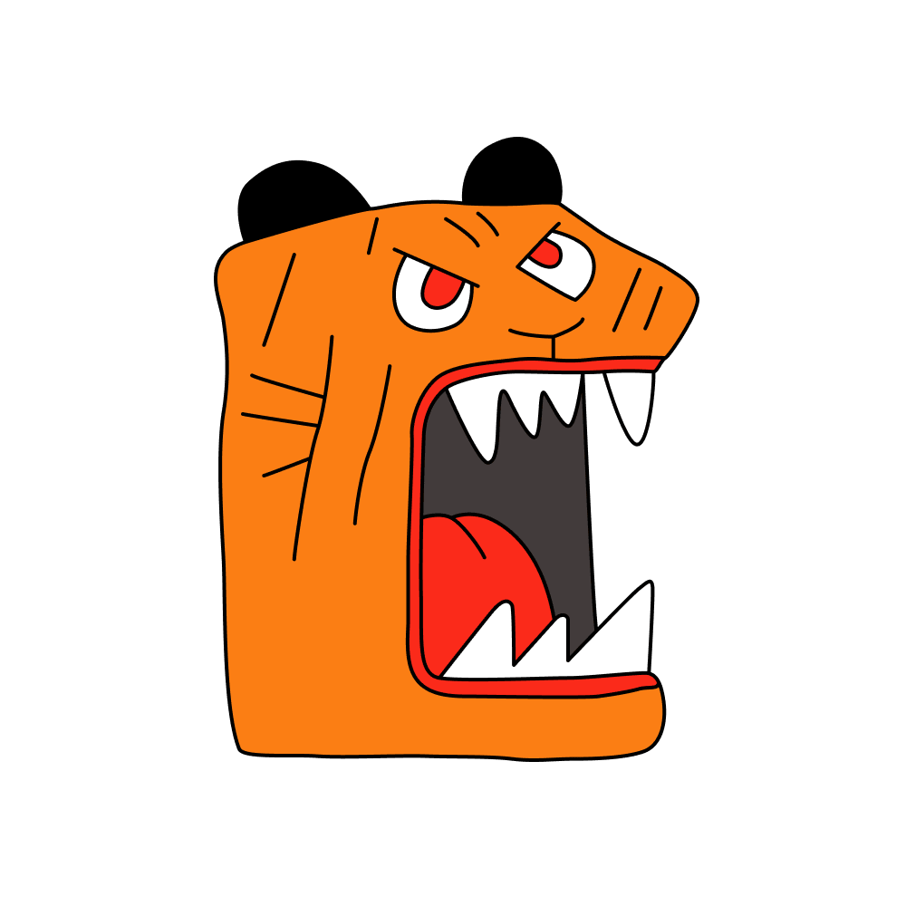 Roar Block Tiger