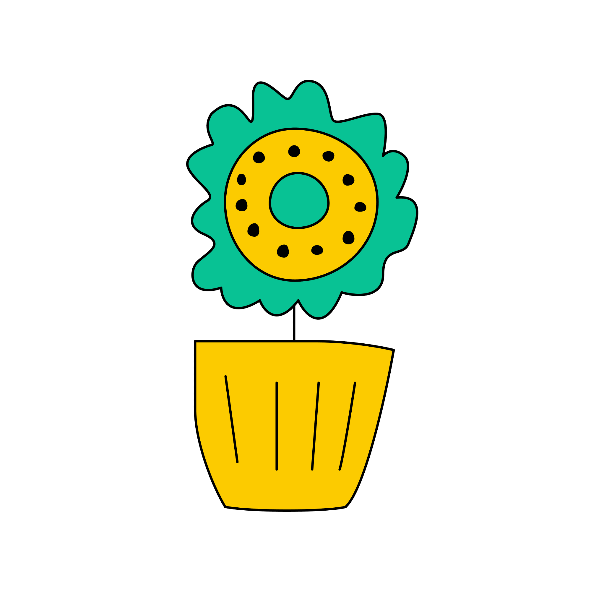 Donut planter